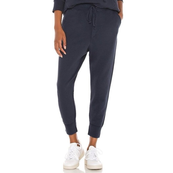 NILI LOTAN Nolan Sweatpant in Navy Blue - Picture 1 of 13